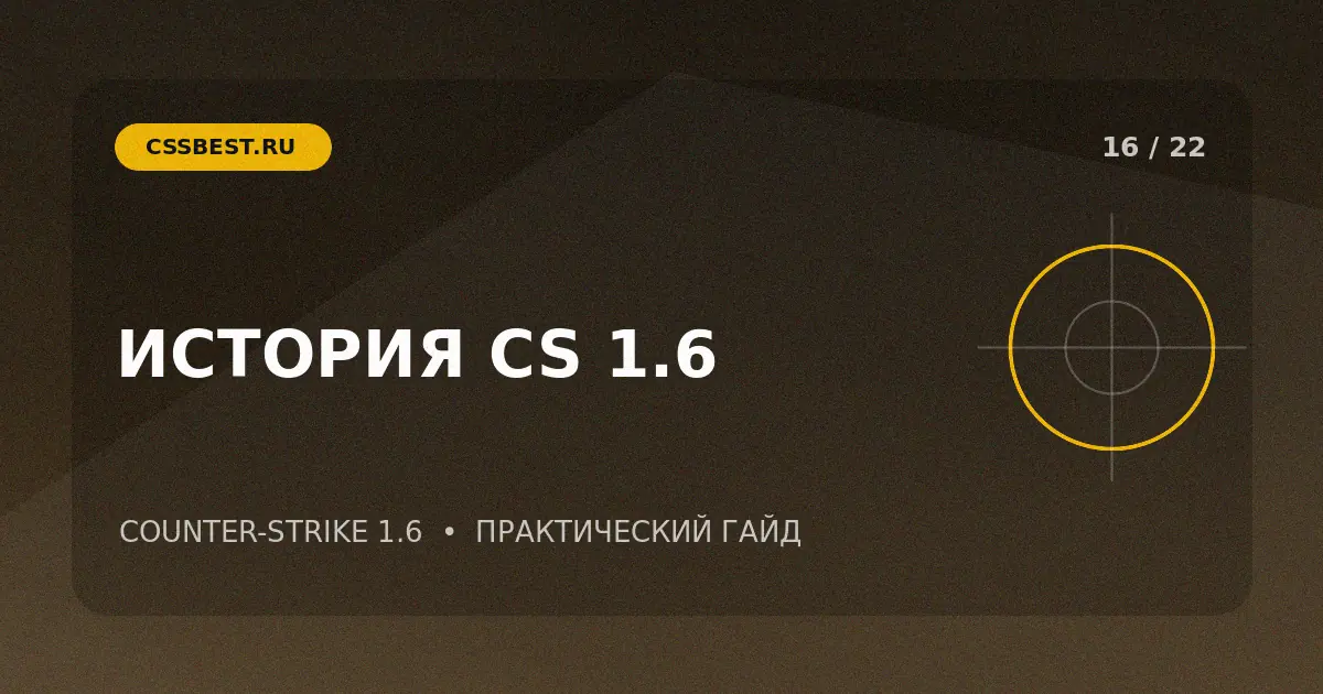 История Counter-Strike 1.6: почему игра стала легендой