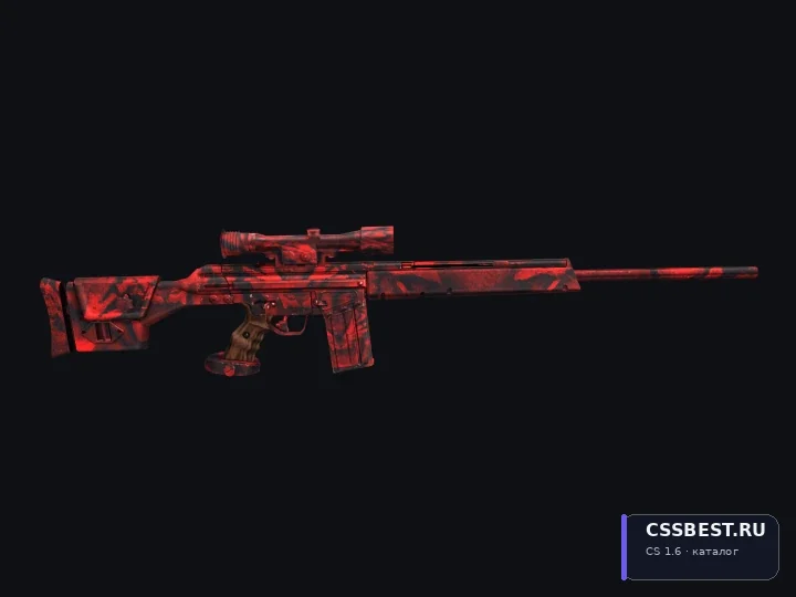 G3SG1 Red Camo — скриншот 1